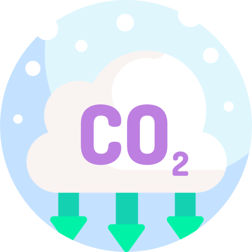 Co2 emission Detailed Flat Circular Flat icon