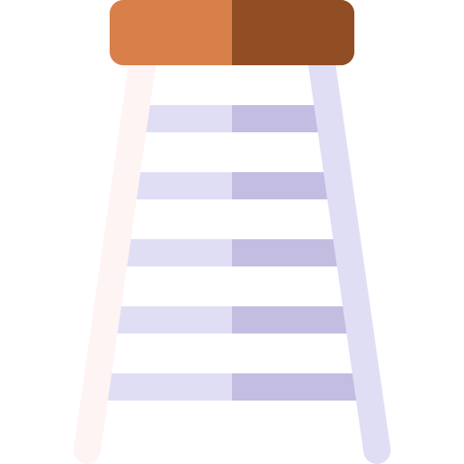 Ladder Basic Rounded Flat icon