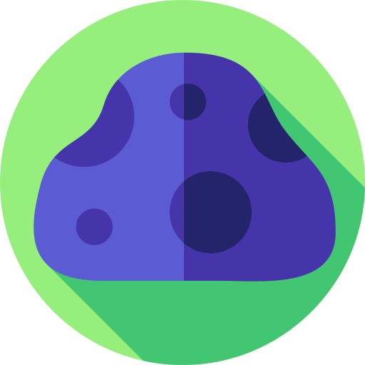 asteroida Flat Circular Flat ikona