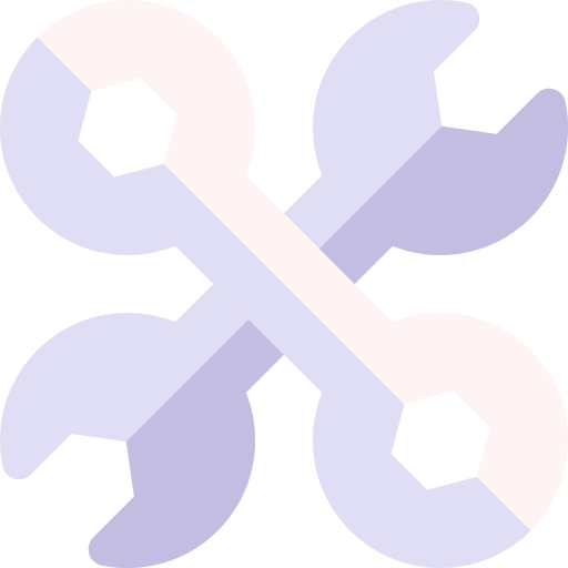 moersleutel Basic Rounded Flat icoon