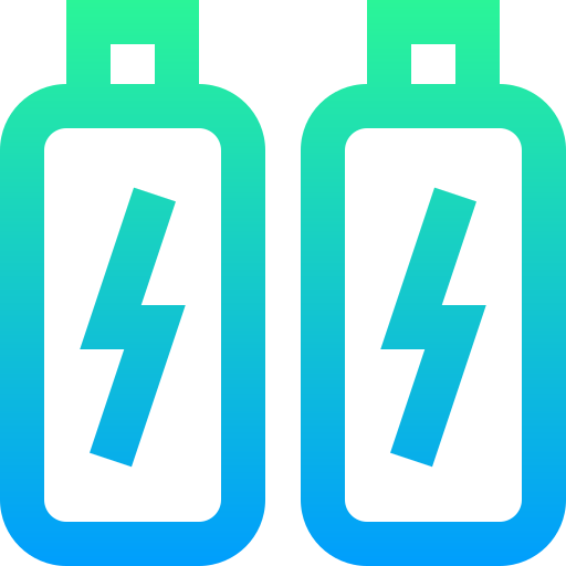 Battery Super Basic Straight Gradient icon