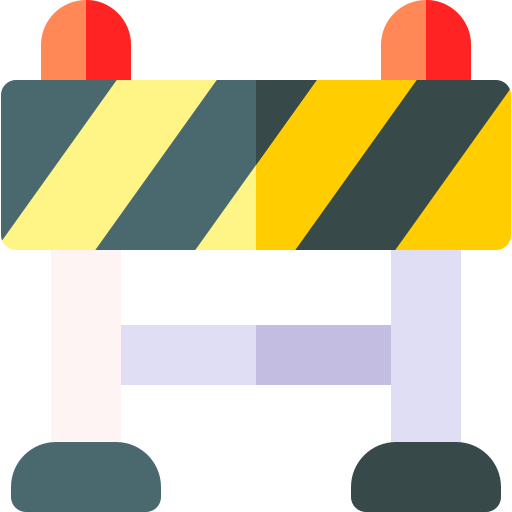 Barrier Basic Rounded Flat icon