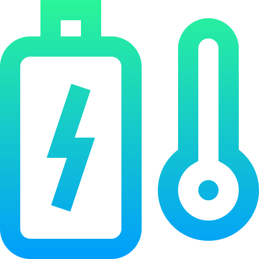 temperatuur Super Basic Straight Gradient icoon