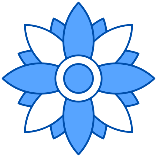 Цветок Generic Blue иконка