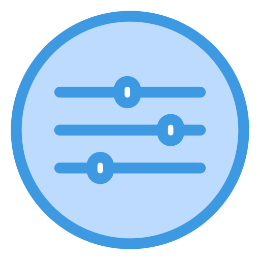 설정 Generic Blue icon