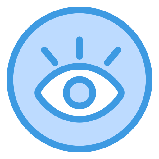 visibilidad Generic Blue icono