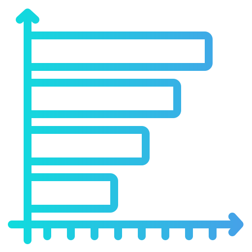 staafdiagram Generic Gradient icoon