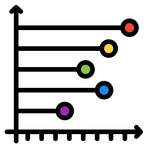 Линейный график Generic Outline Color иконка