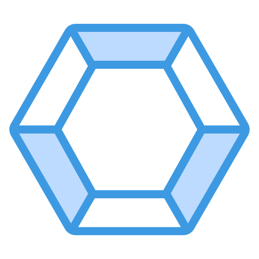 육각형 Generic Blue icon