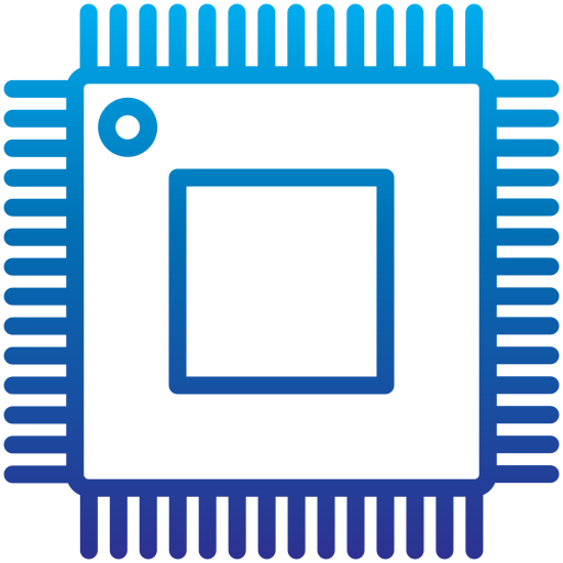 マイクロチップ Generic Gradient icon
