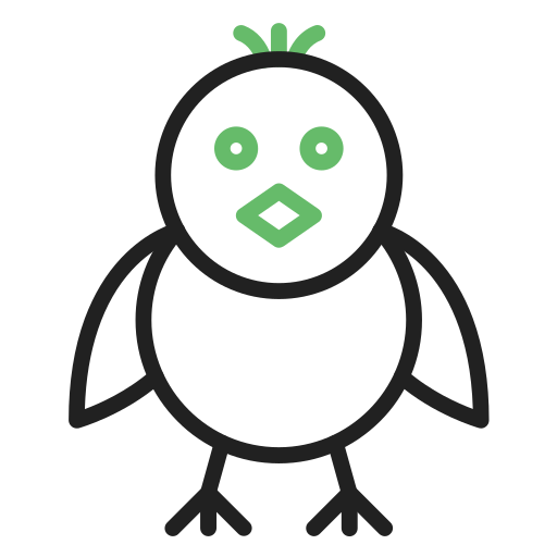 Chick Generic Outline Color icon