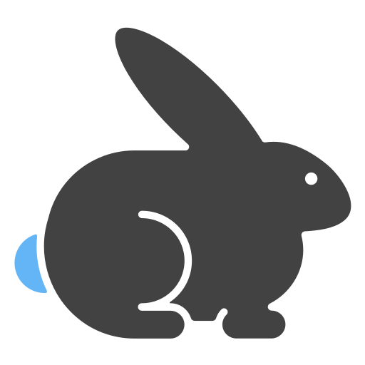 conejo Generic Blue icono