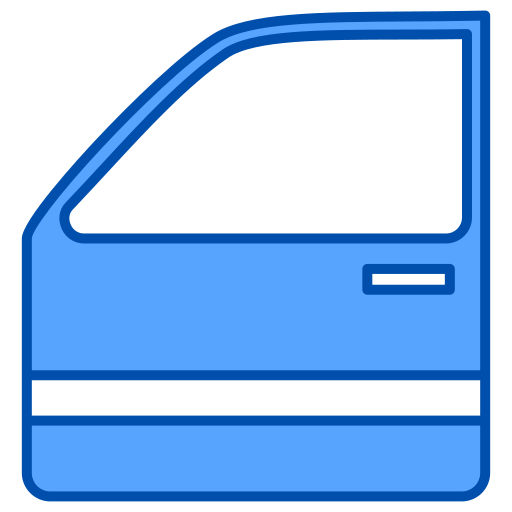 Car door Generic Blue icon