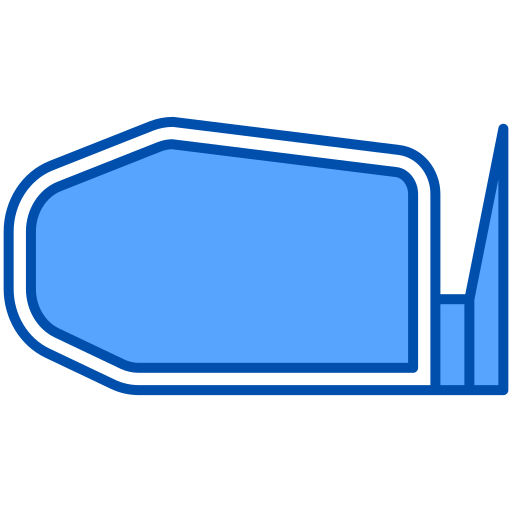 espejo lateral Generic Blue icono