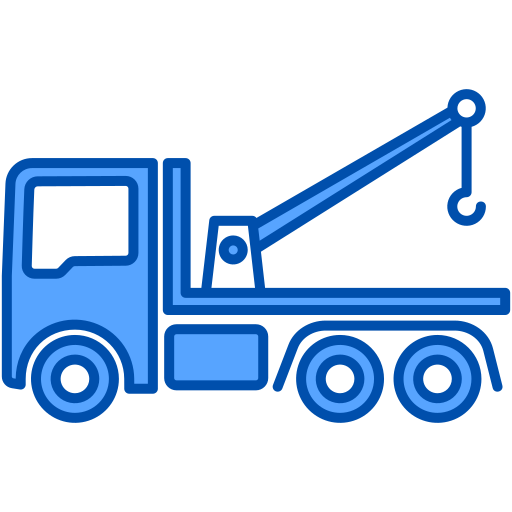 Tow truck Generic Blue icon