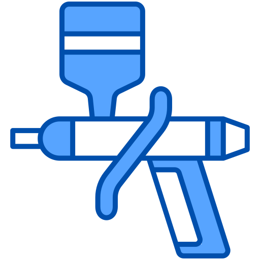 Spray gun Generic Blue icon