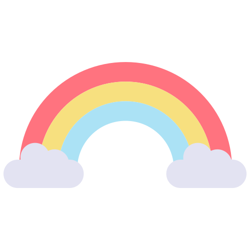 Rainbow Generic Flat icon