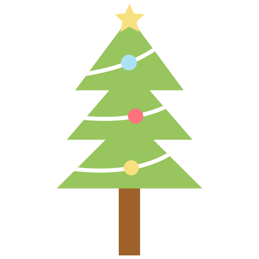 Рождественская елка Generic Flat иконка
