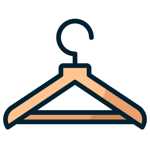 Clothes hanger Generic Outline Color icon