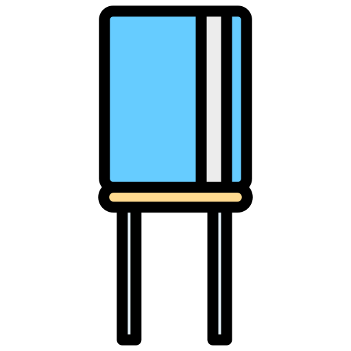 Capacitor Generic Outline Color icon