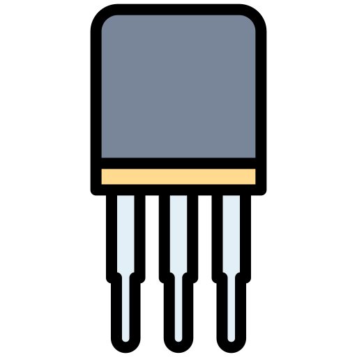 transistor Generic Outline Color Ícone