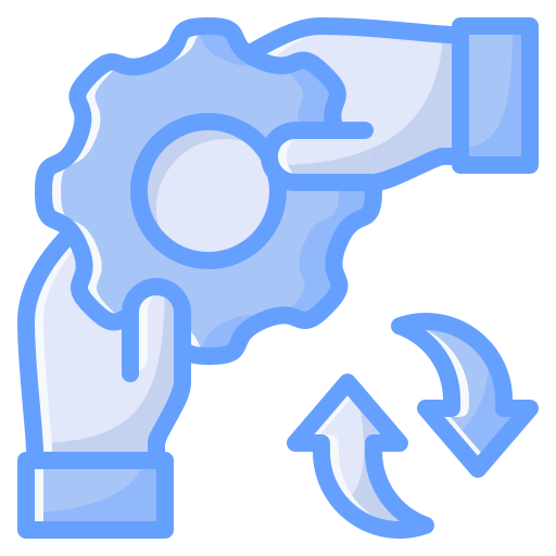 협력 관계 Generic Blue icon