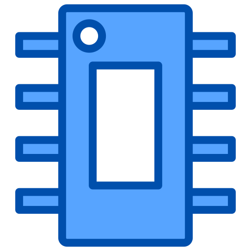 マイクロチップ Generic Blue icon