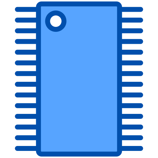 microchip Generic Blue icoon