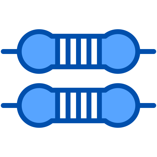 Resistor Generic Blue icon