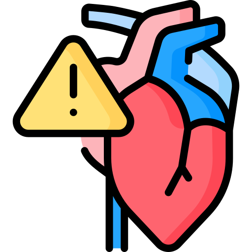 enfermedad del corazón Special Lineal color icono