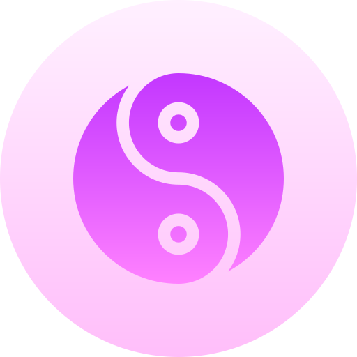 yin Basic Gradient Circular Ícone