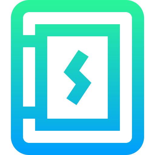 パネル Super Basic Straight Gradient icon