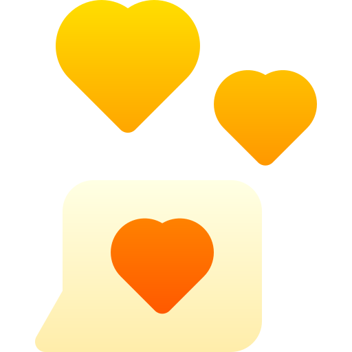 사랑의 메시지 Basic Gradient Gradient icon