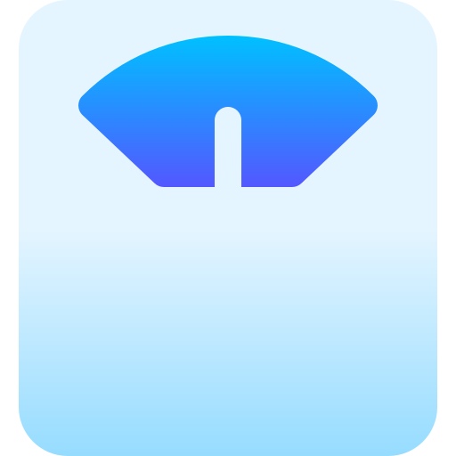 Weight scale Basic Gradient Gradient icon