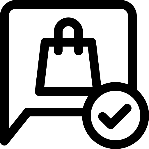 kaufentscheidung Basic Rounded Lineal icon