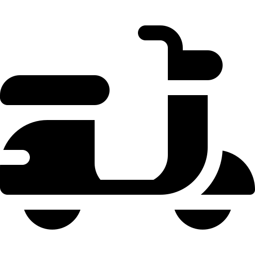 motociclo Basic Rounded Filled icona