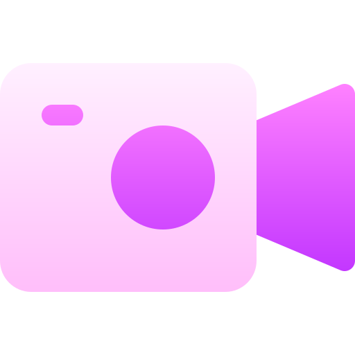 ビデオカメラ Basic Gradient Gradient icon