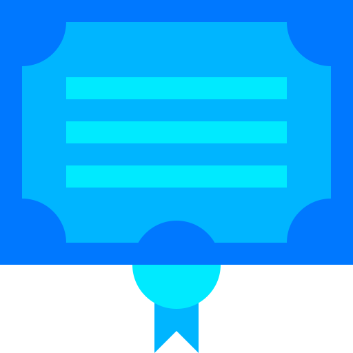 졸업 증서 Basic Sheer Flat icon