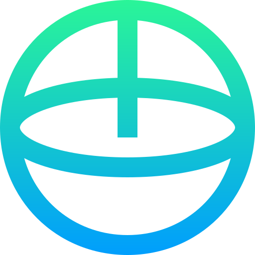 Sphere Super Basic Straight Gradient icon