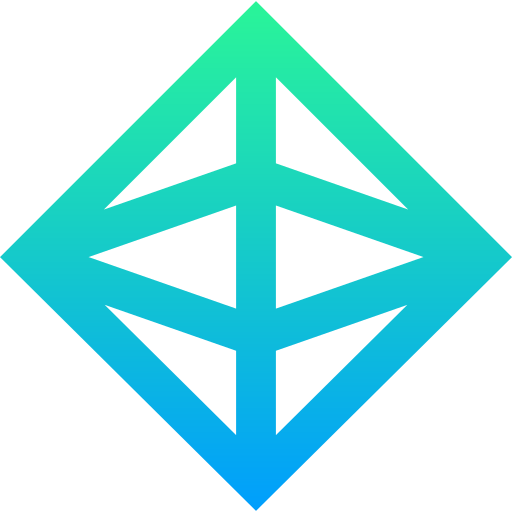 octaedro Super Basic Straight Gradient icono