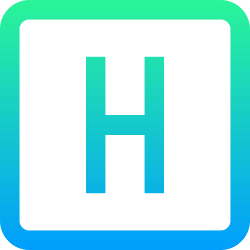 Hydrogen Super Basic Straight Gradient icon