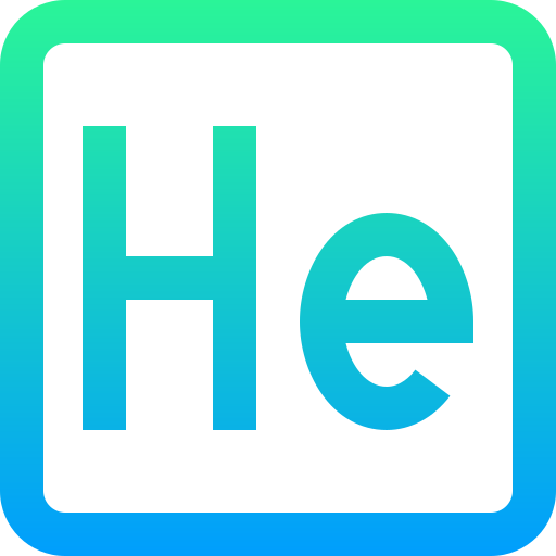 헬륨 Super Basic Straight Gradient icon