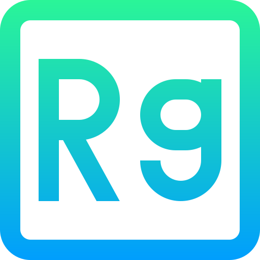 röntgenium Super Basic Straight Gradient icoon