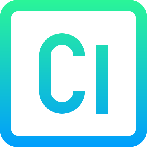 chloor Super Basic Straight Gradient icoon