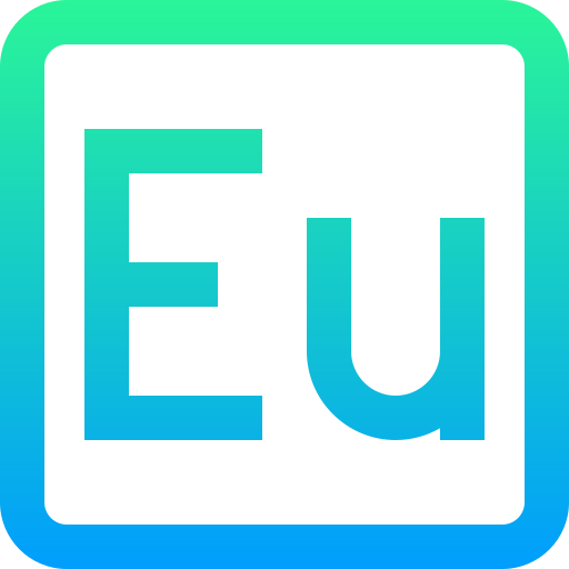 europium Super Basic Straight Gradient icoon