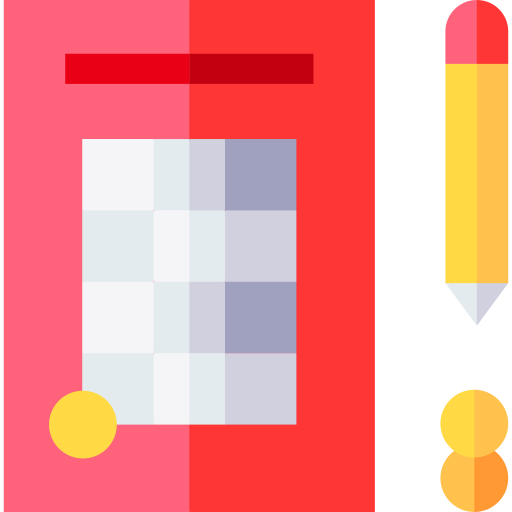 bingo Basic Straight Flat icono