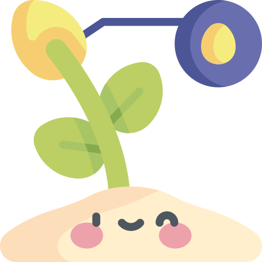 Sprout Kawaii Flat icon