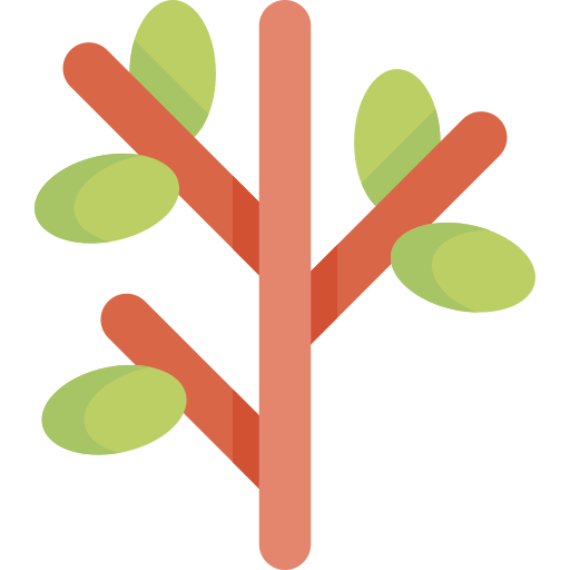 나뭇 가지 Kawaii Flat icon