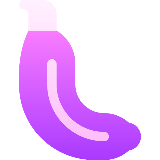 Банан Basic Gradient Gradient иконка
