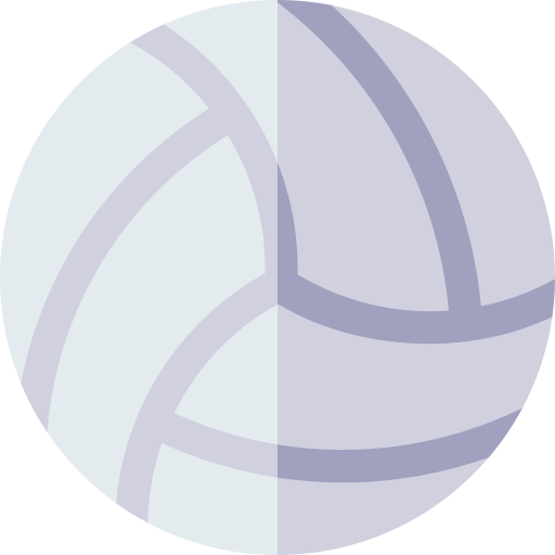 vóleibol Basic Straight Flat icono